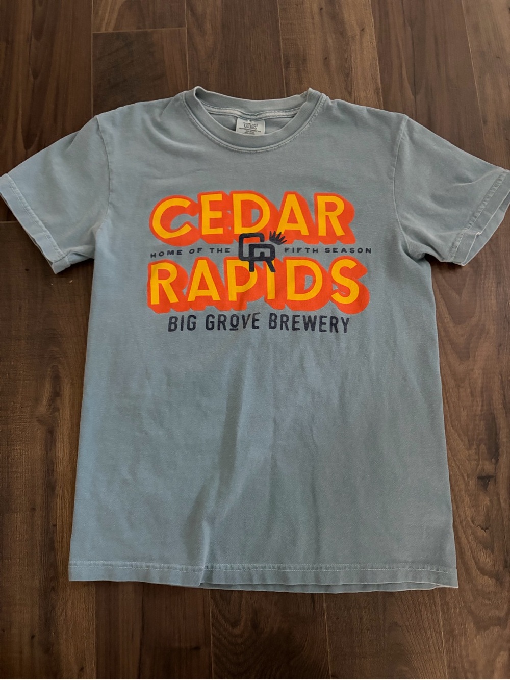 Cedar Rapids Graphic Tee - Light Blue